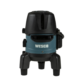 Nivel a Laser 5 Linhas Verde C/ Base Giratória WS8911K - Wesco