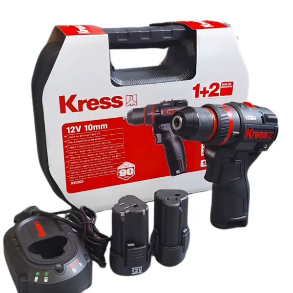 Parafusadeira e Furadeira de Impacto 12v Brushless KH363 - Kress