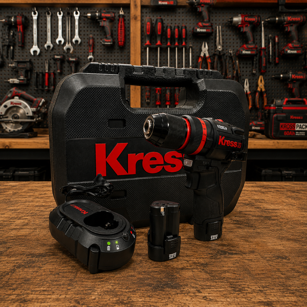 Parafusadeira e Furadeira de Impacto 12v Brushless KH363 - Kress