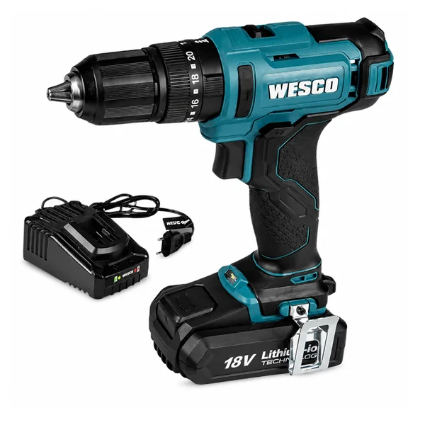 Parafusadeira e Furadeira de Impacto 18V WS2390 - Wesco